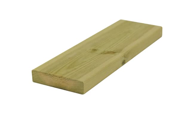 Terrassebord 28x145 Furu Cu Impregnert