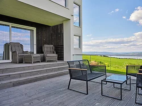 Terrassebord royalimpregnert grå furu Uno rillet 28x145 mm