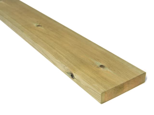Terrassebord 28x120 Furu Cu Impregnert Kl2