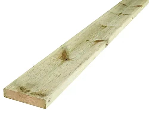 Terrassebord impregnert furu klasse 1 21x95 mm