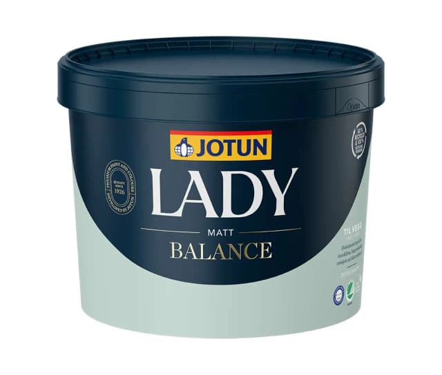 Jotun Lady Balance 05/matt interiørmaling 9 L A-Base