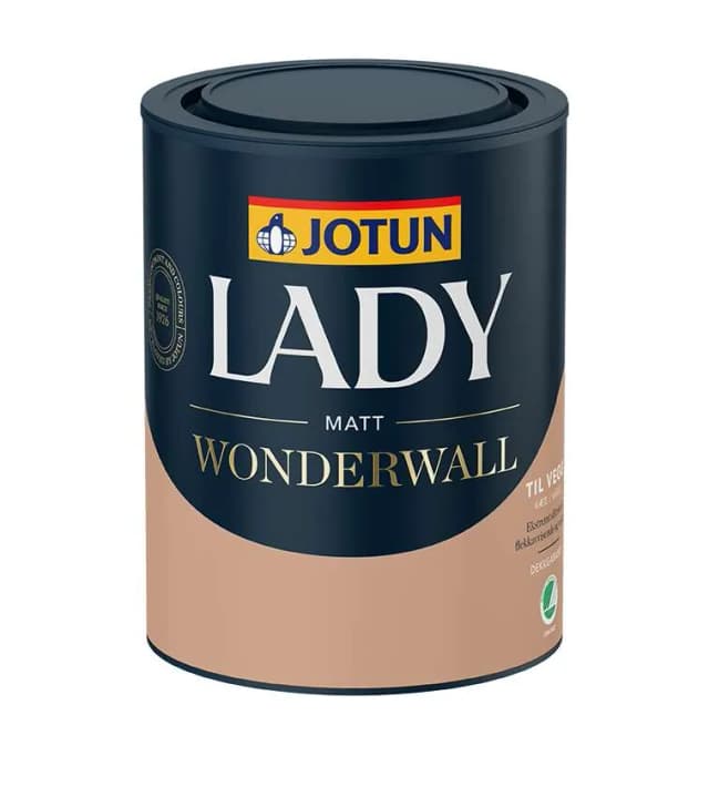 Jotun Lady Wonderwall 05/matt interiørmaling 0.68 L Hvit-Base