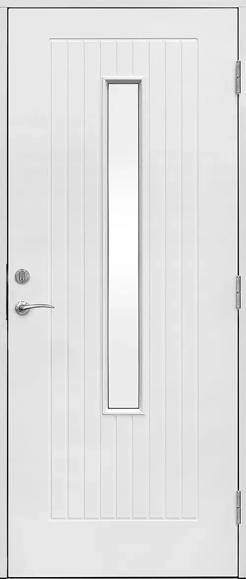 Ytterdør Forma 100x210 cm hvit venstre