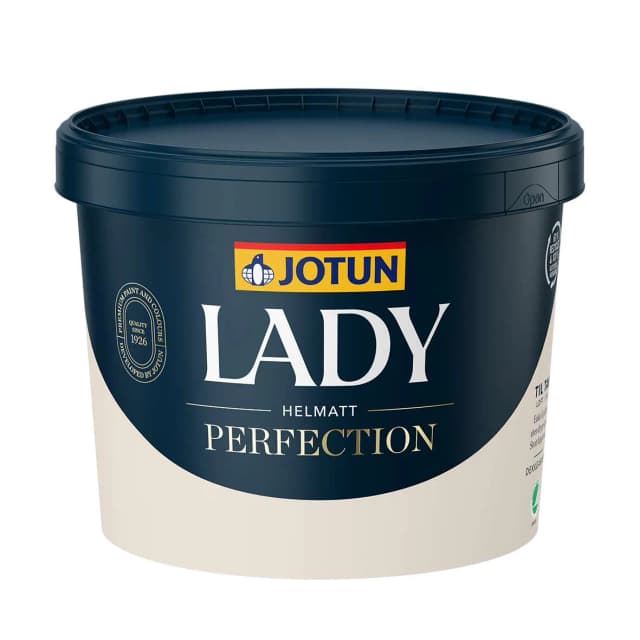 Jotun Lady Perfection Tak 02/helmatt interiørmaling 2.7 L Hvit-Base