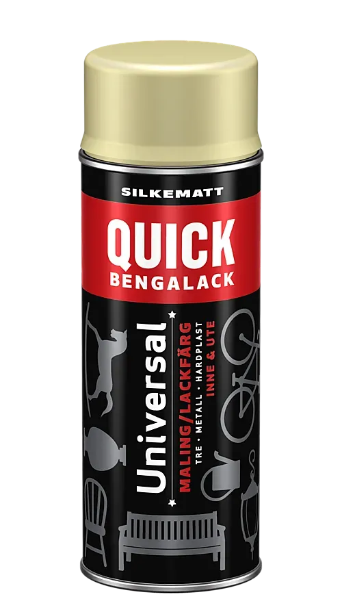 Bengalack spray 400ml naturlig silkematt